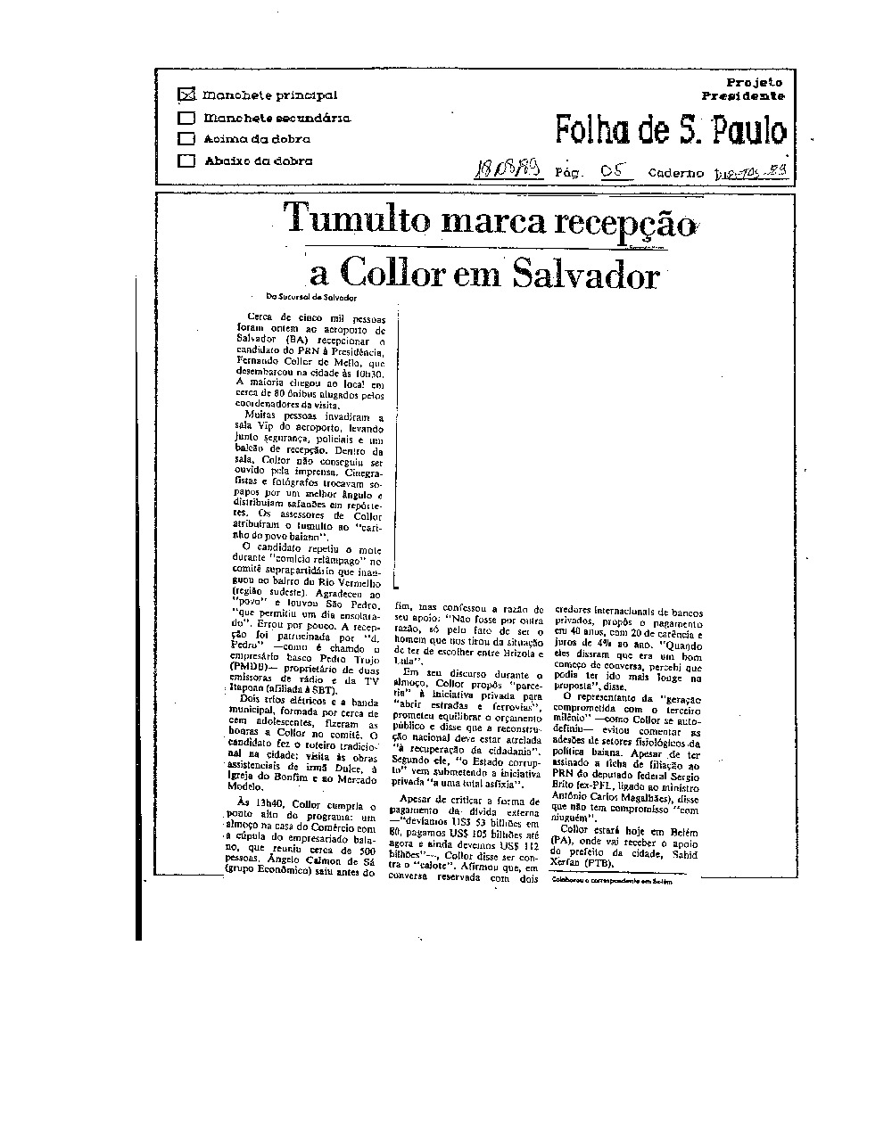 Imagem não encontrada ou não existe