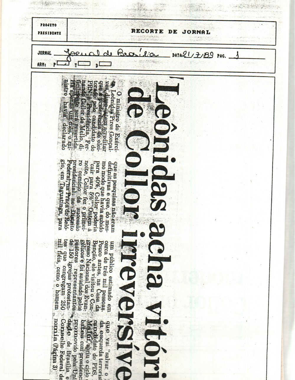 Imagem não encontrada ou não existe