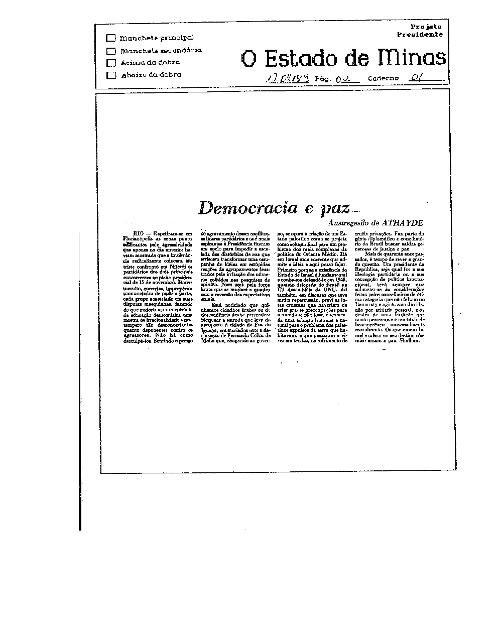 Imagem não encontrada ou não existe