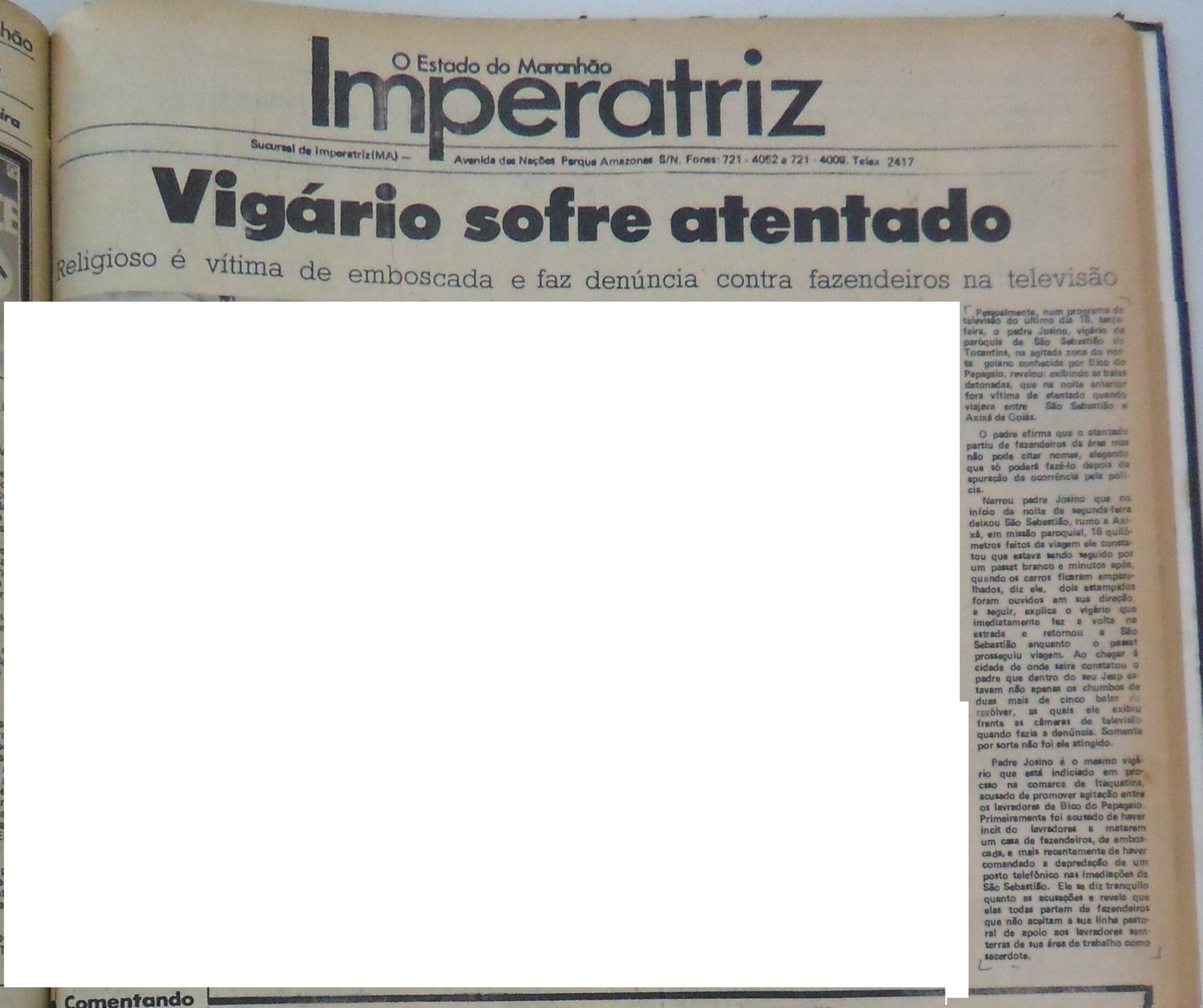 Imagem não encontrada ou não existe