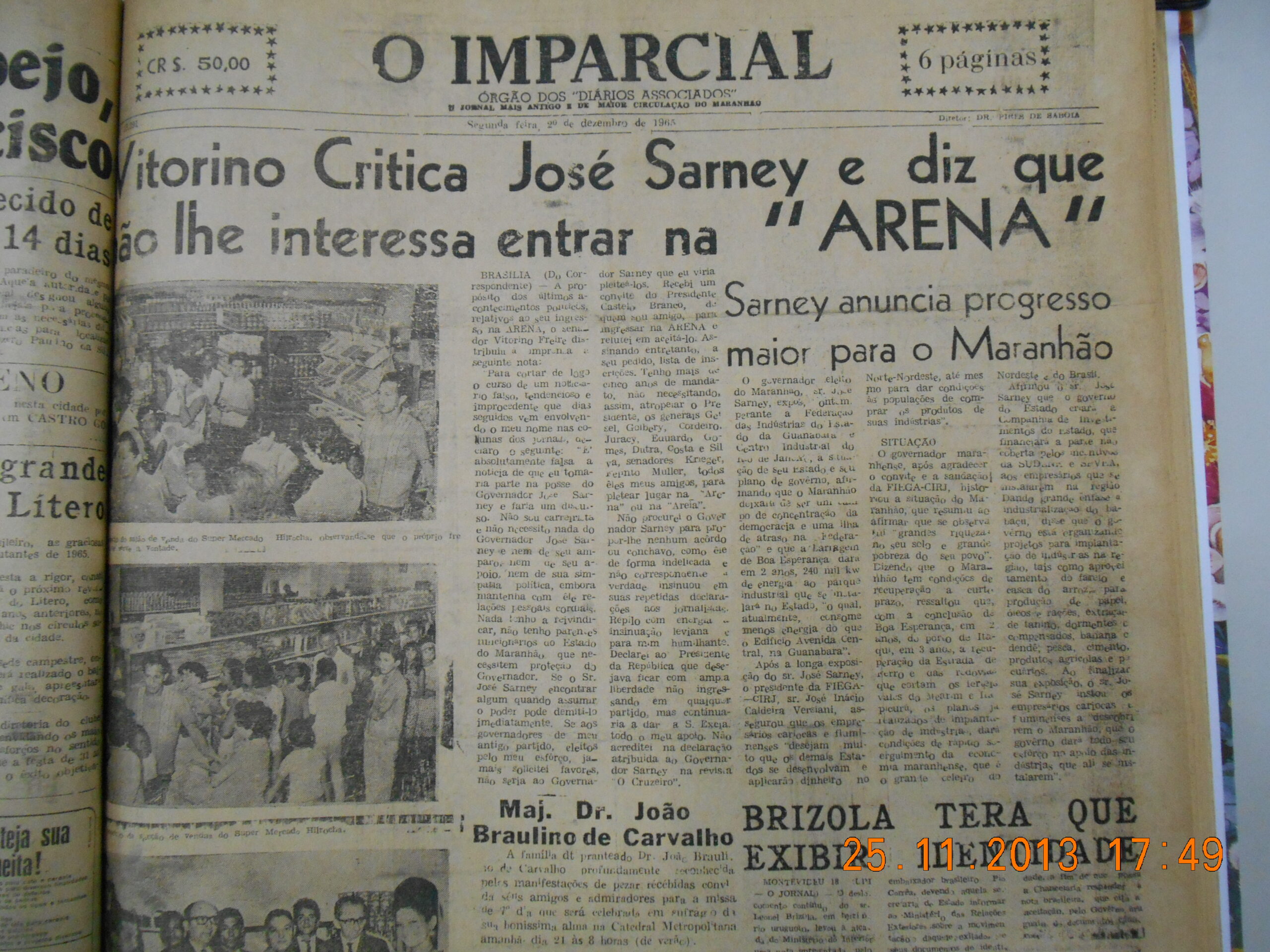 Imagem não encontrada ou não existe