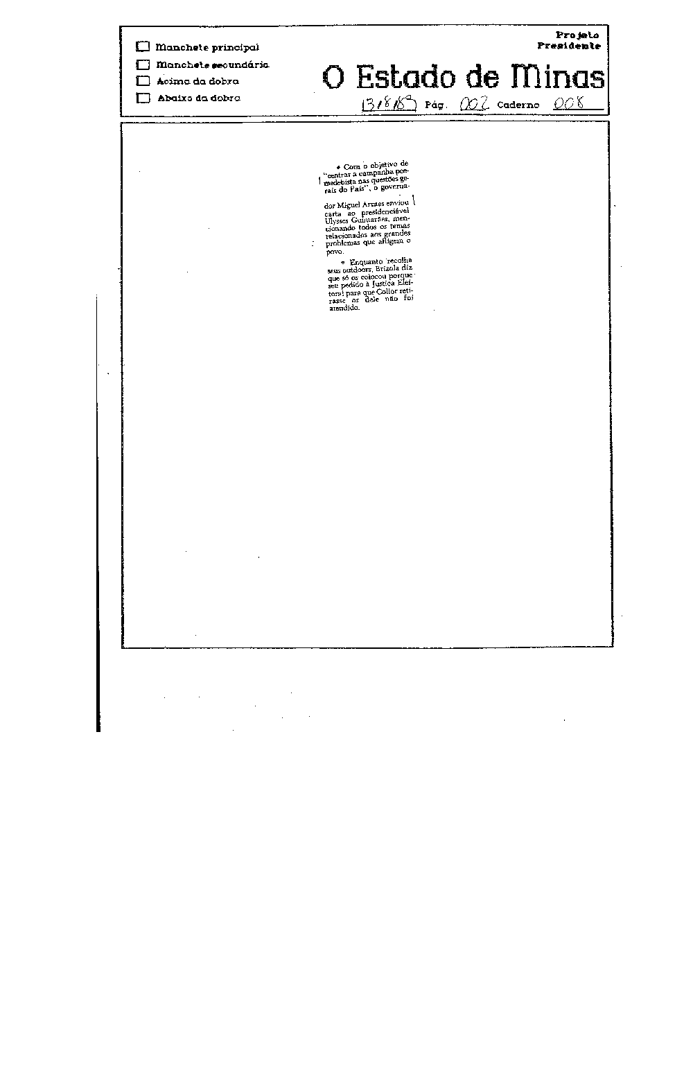 Imagem não encontrada ou não existe