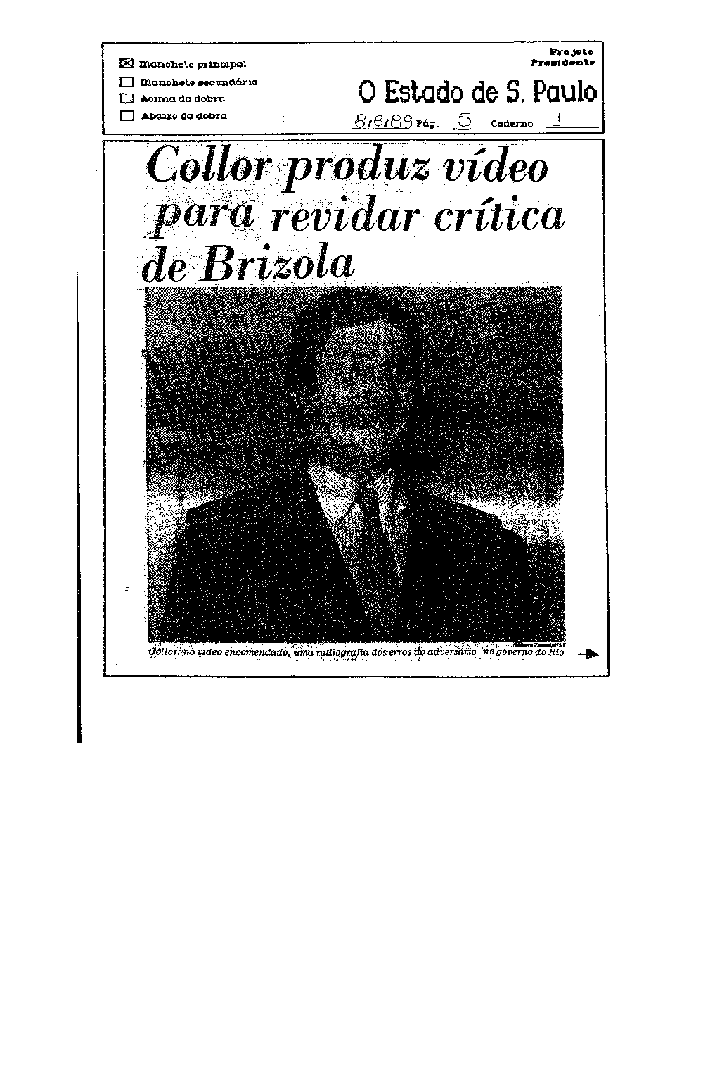 Imagem não encontrada ou não existe