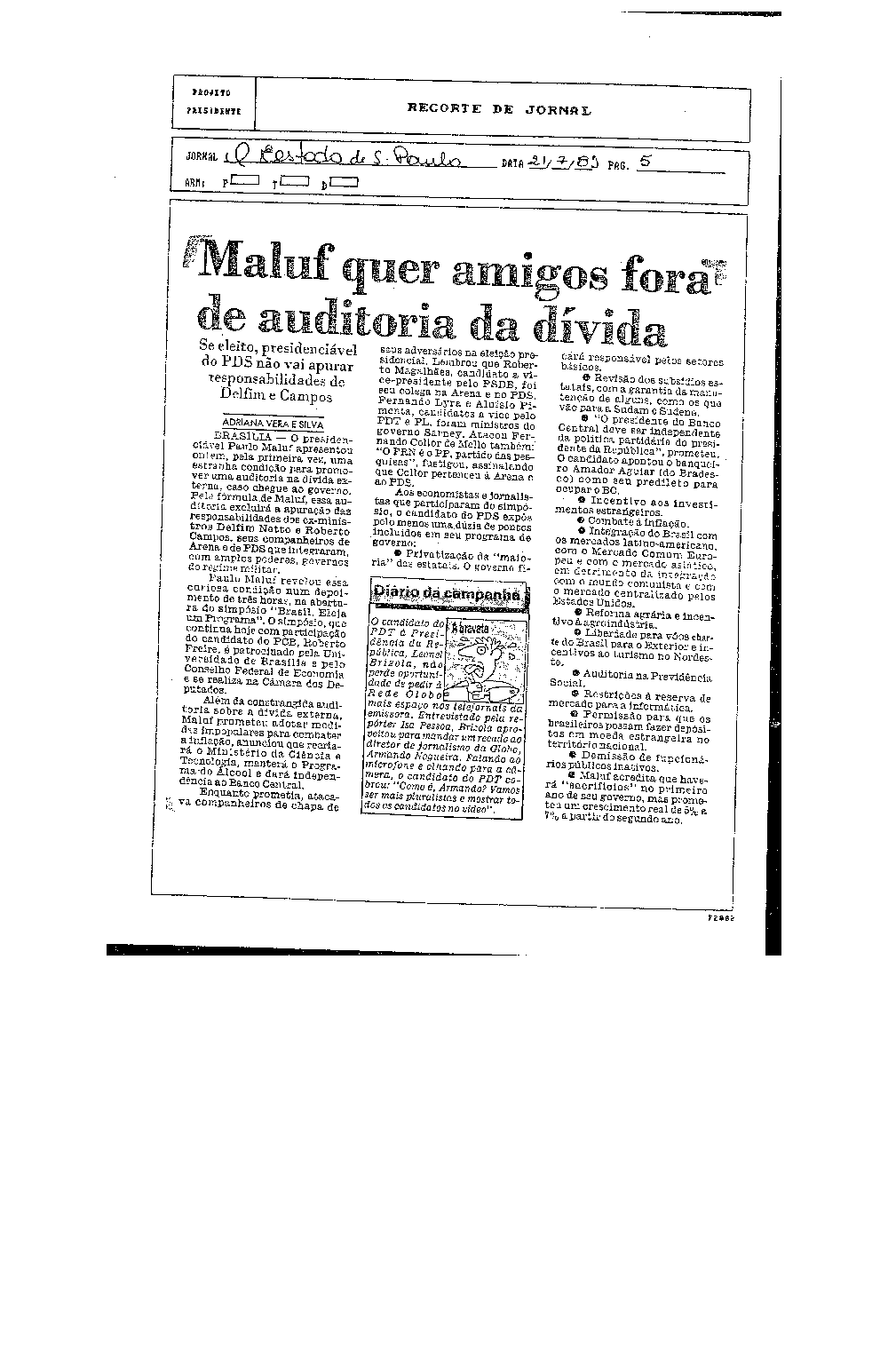 Imagem não encontrada ou não existe