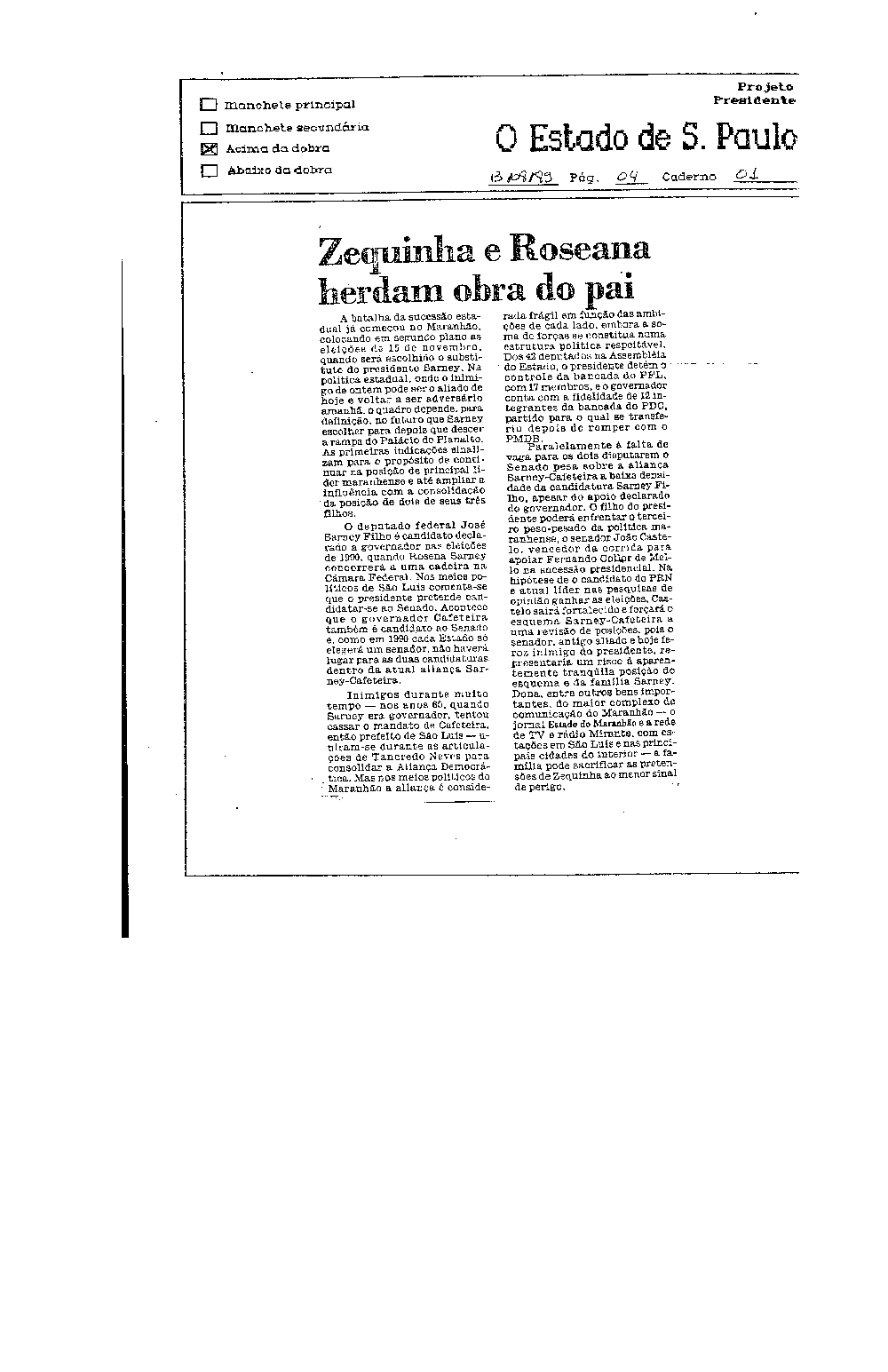 Imagem não encontrada ou não existe