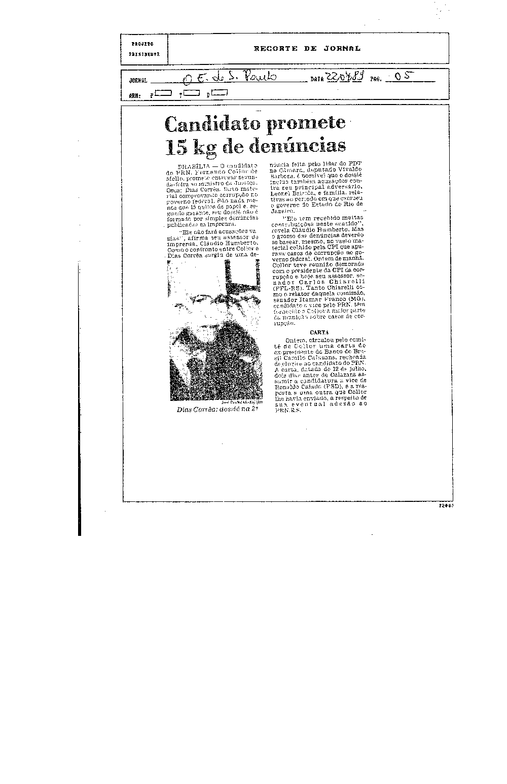 Imagem não encontrada ou não existe
