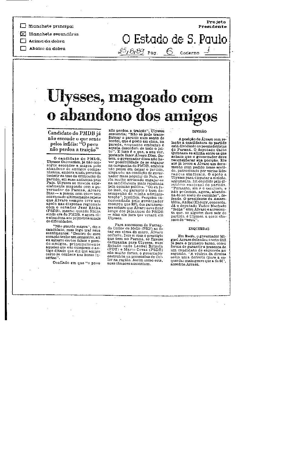 Imagem não encontrada ou não existe