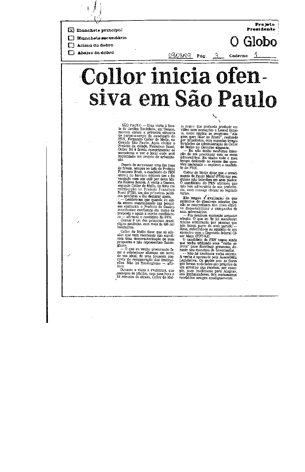 Imagem não encontrada ou não existe