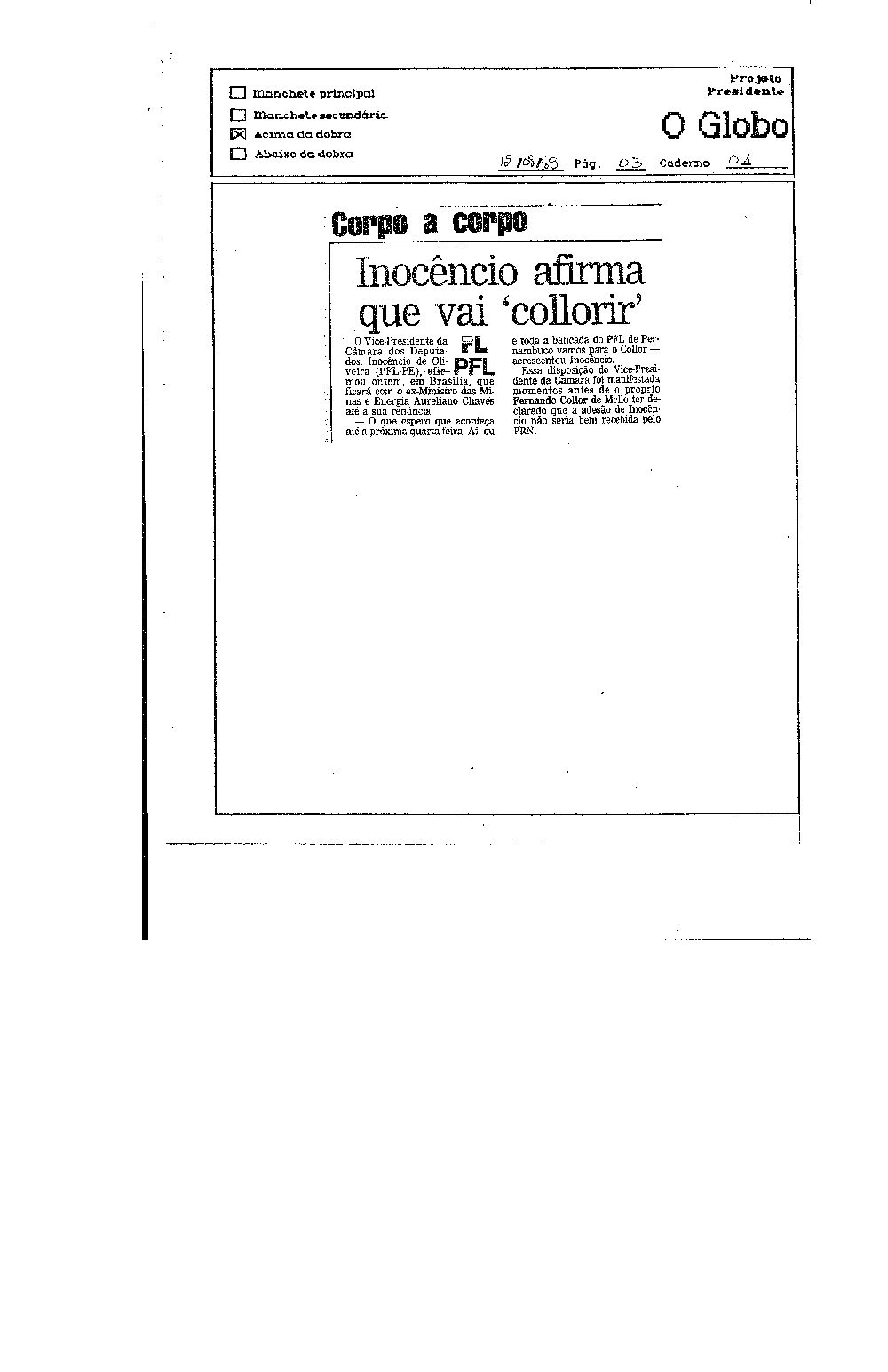 Imagem não encontrada ou não existe