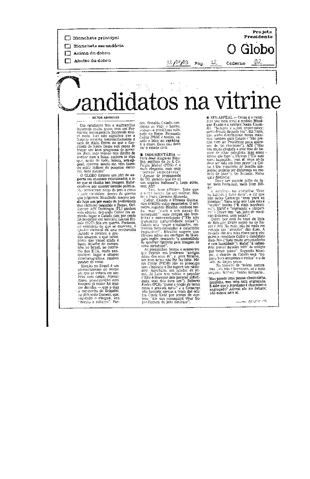 Imagem não encontrada ou não existe