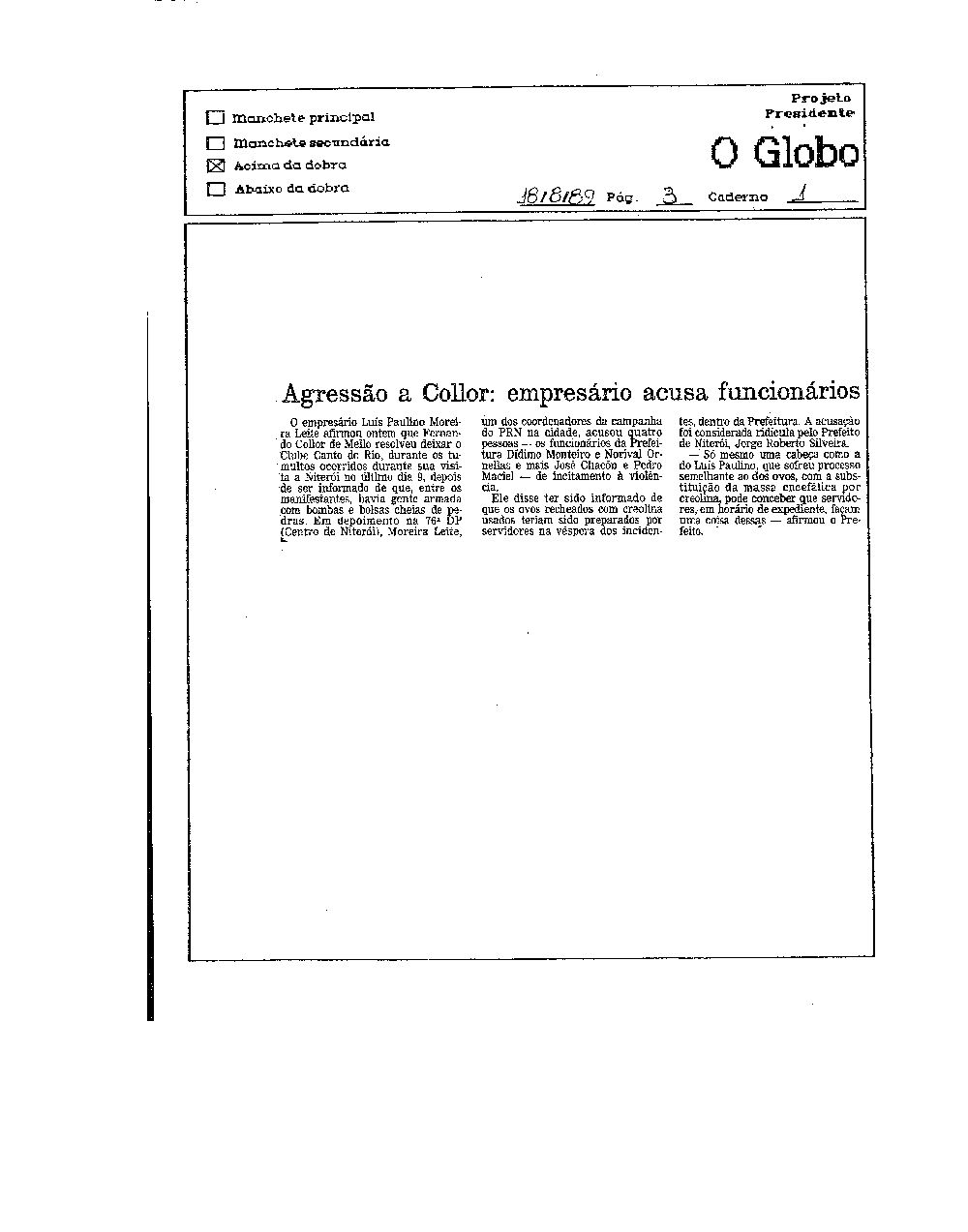 Imagem não encontrada ou não existe