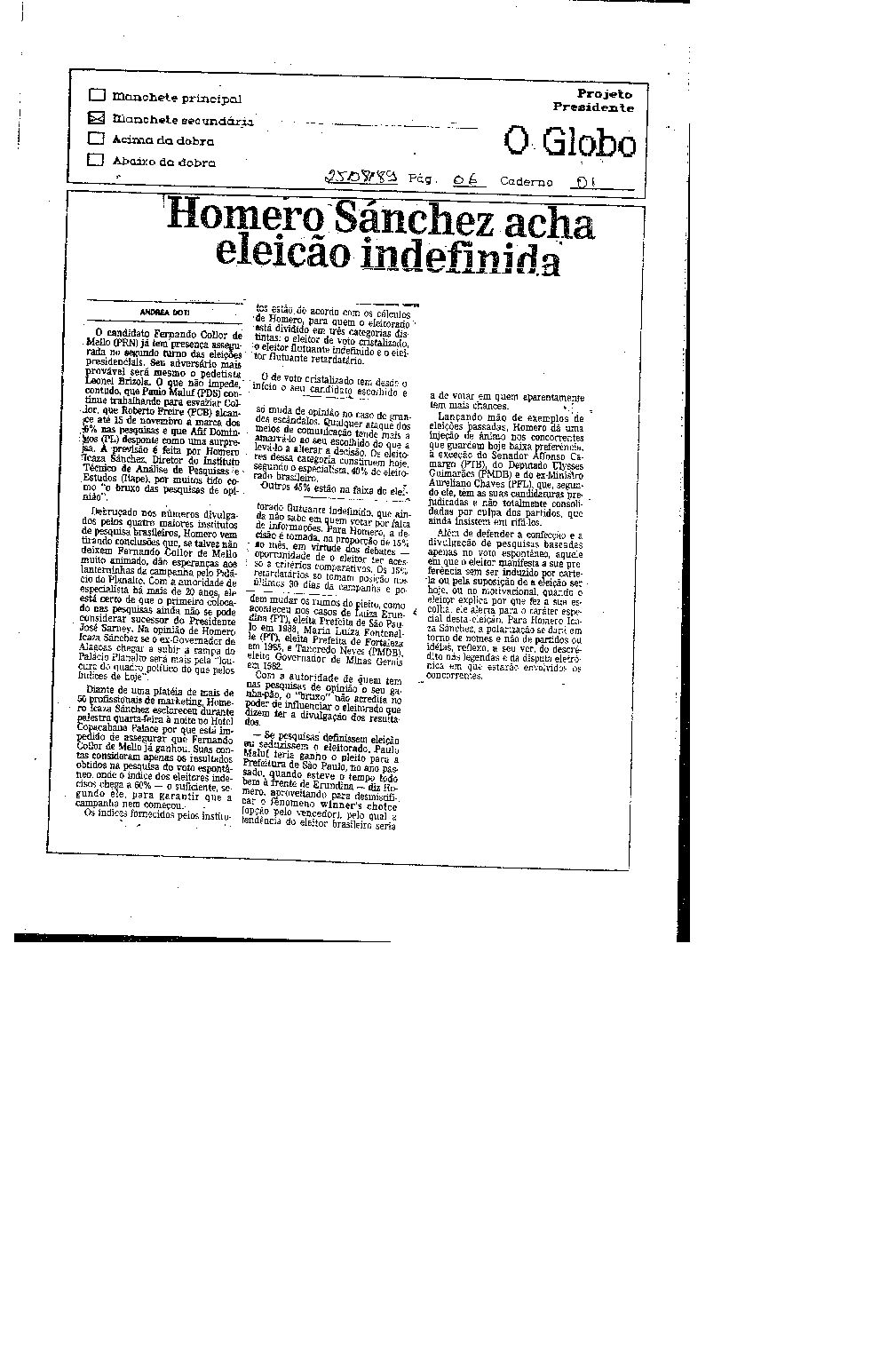 Imagem não encontrada ou não existe