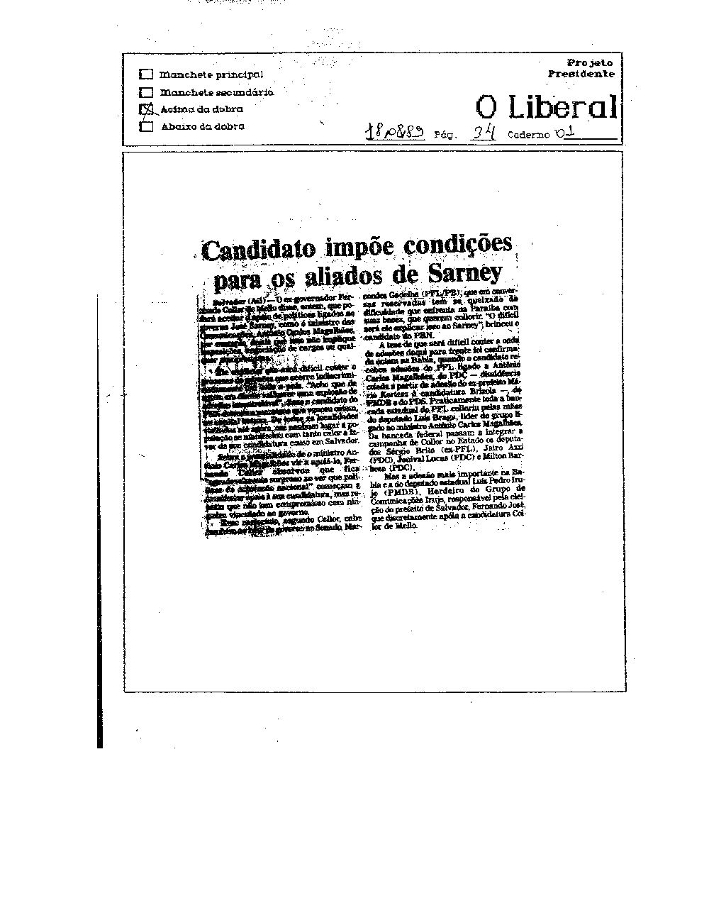 Imagem não encontrada ou não existe