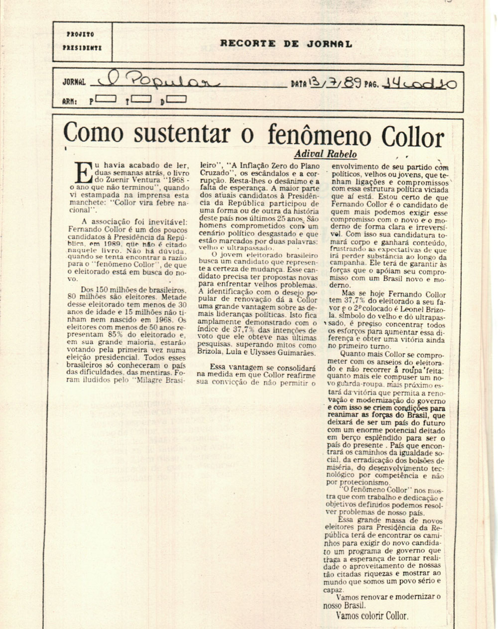 Imagem não encontrada ou não existe