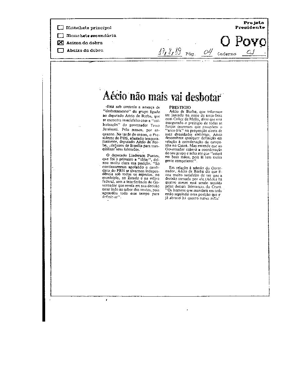 Imagem não encontrada ou não existe
