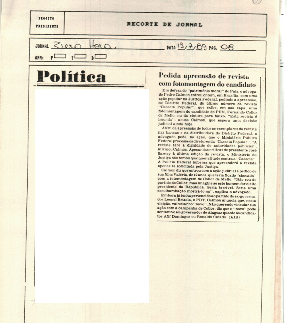 Imagem não encontrada ou não existe