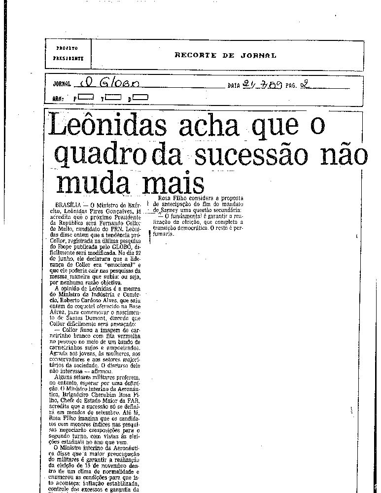 Imagem não encontrada ou não existe